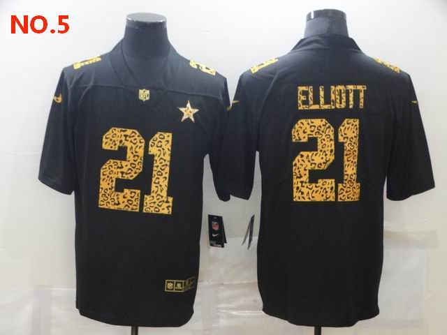 Men's Dallas Cowboys #21 Ezekiel Elliott Jerseys NO.5;